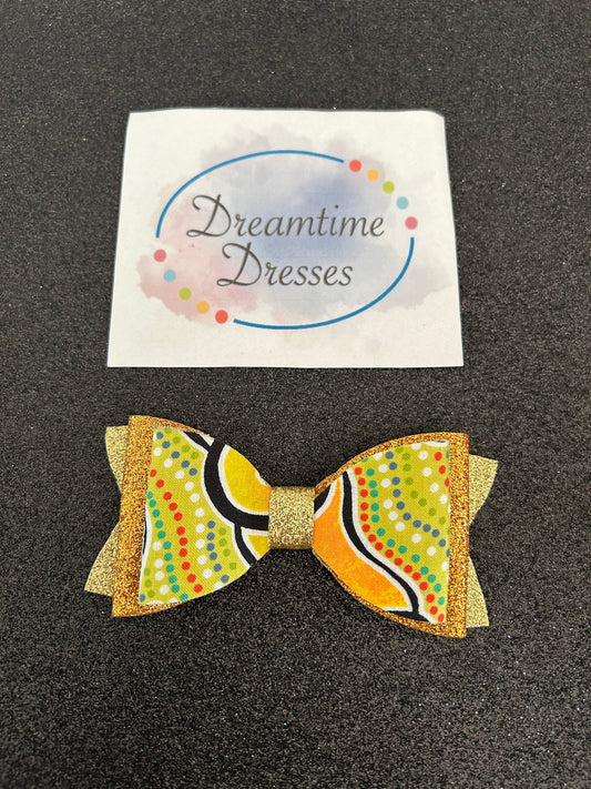 Hair Clip Collection fabric code #66 yellow