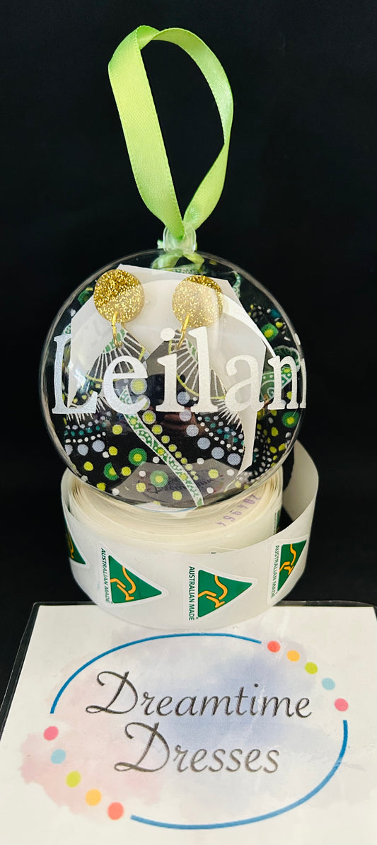 Gifting Christmas Baubles  # fabric code 62 (option 3)