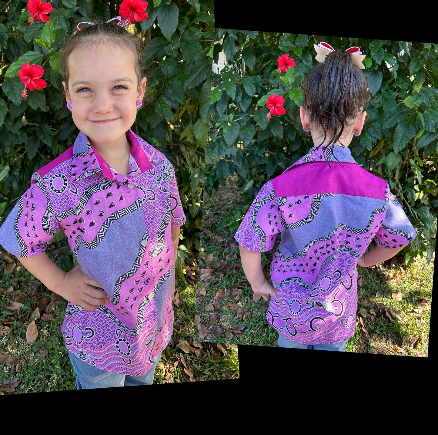 Kids Shirts fabric code #65 pink