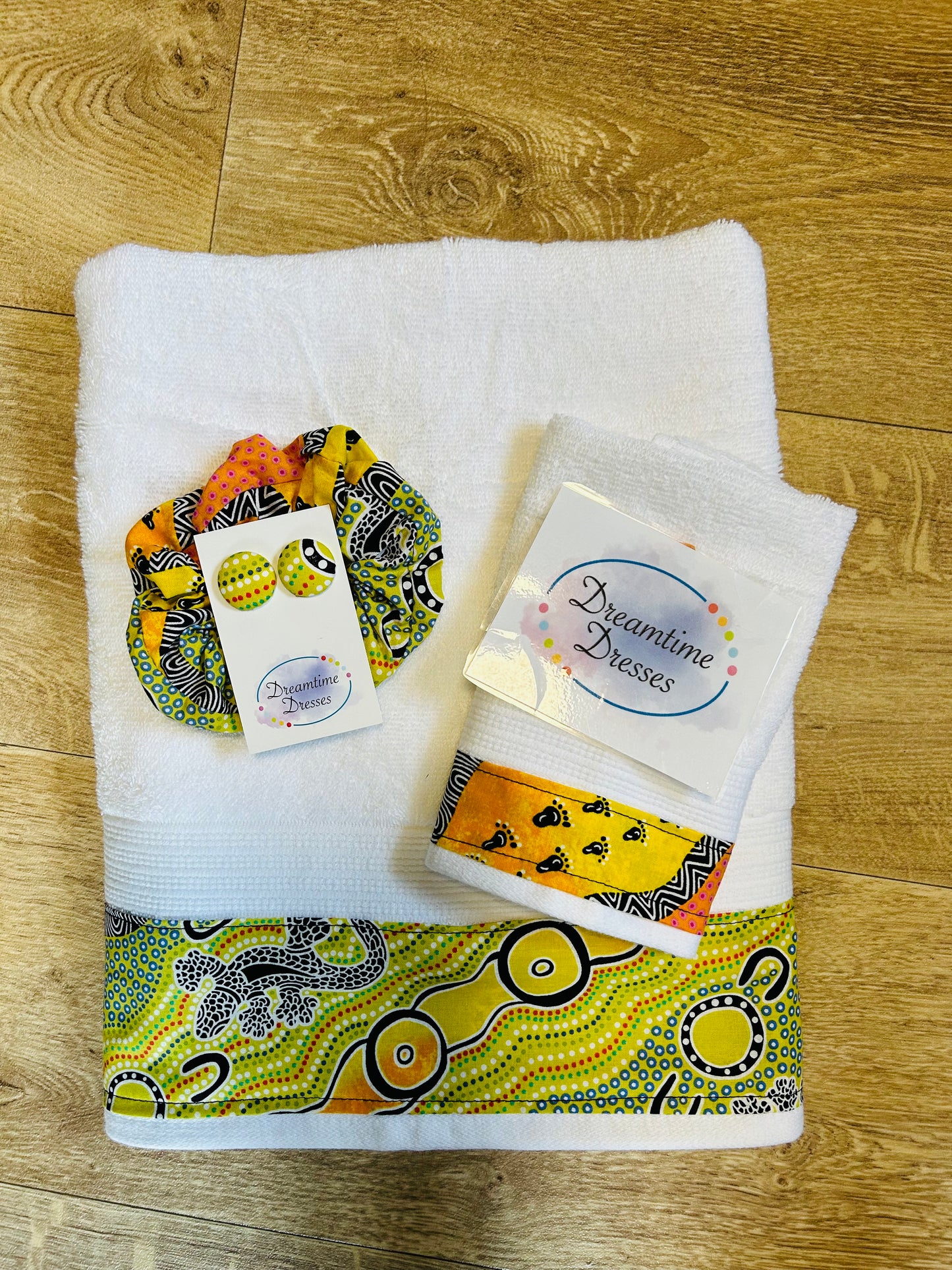 Gift  Pack 2 Fabric code #66 white towel