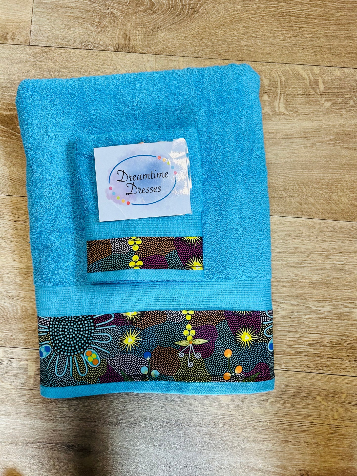 Gift  PACK 1  Fabric code #68 Light Blue towel