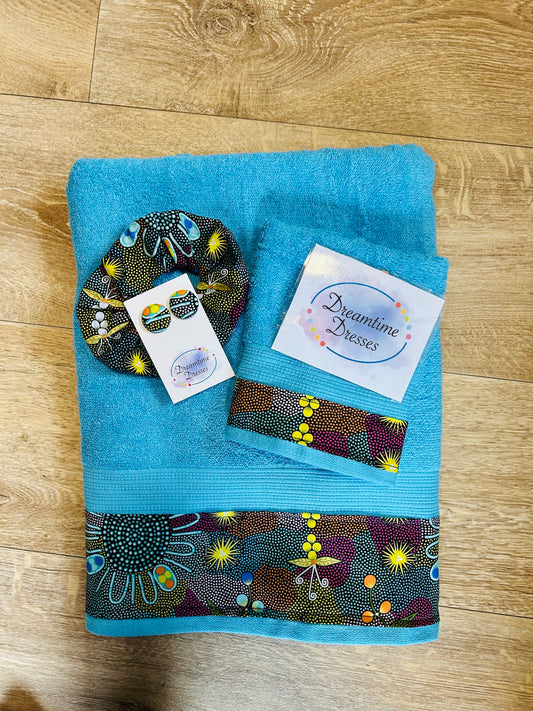 Gift Pack 2 Fabric code #68 light blue towel