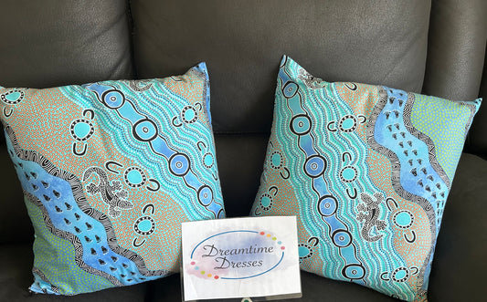 Cushions Fabric code #64 blue