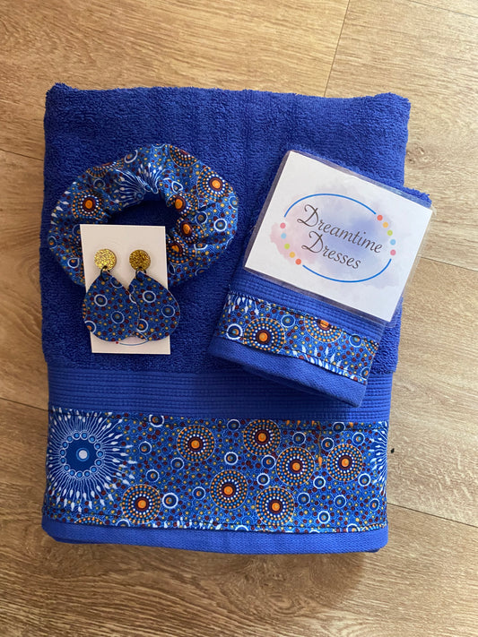 Gift Pack 2 Fabric code #59 blue towel