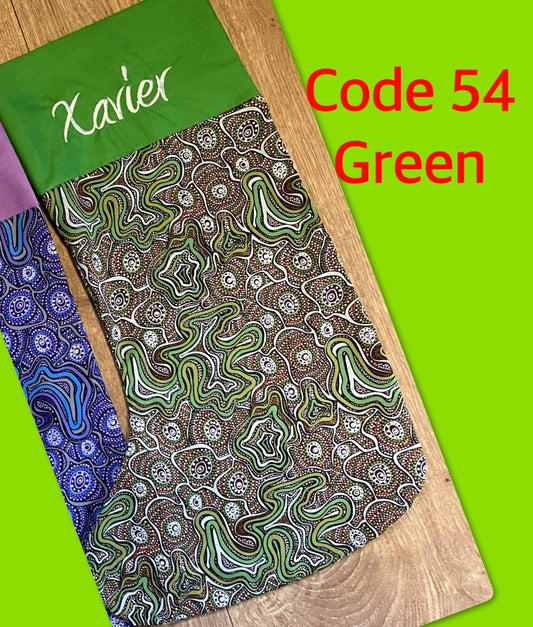 Christmas Stockings. Fabric code #54