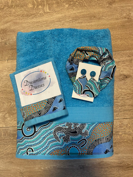 Gift Pack 2 Fabric code #64 light blue towel