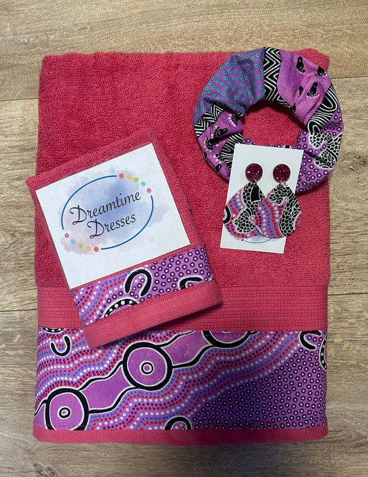 Gift Pack 2 Fabric code #65 Pink towel