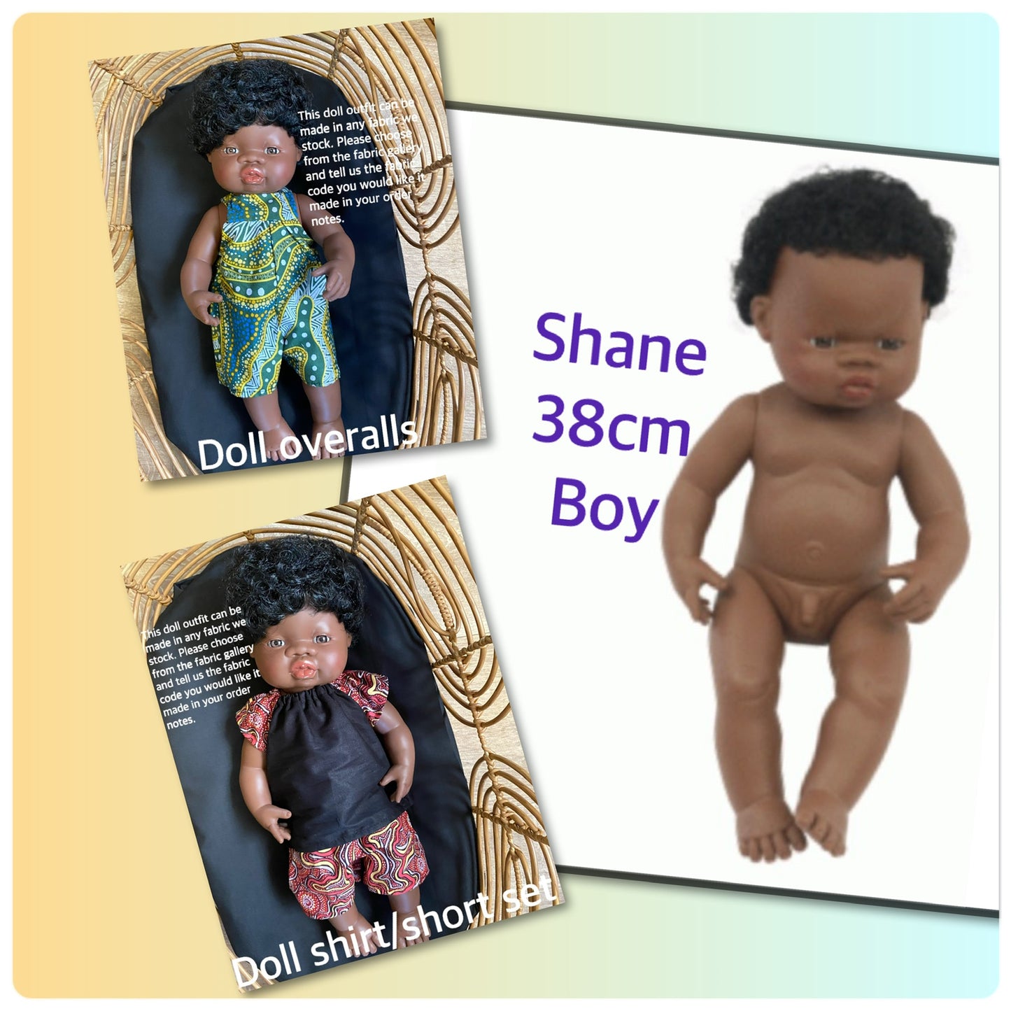 Doll F- Shane 38cm Boy