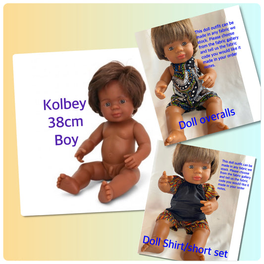 Doll 2 -Kolbey  38cm Boy