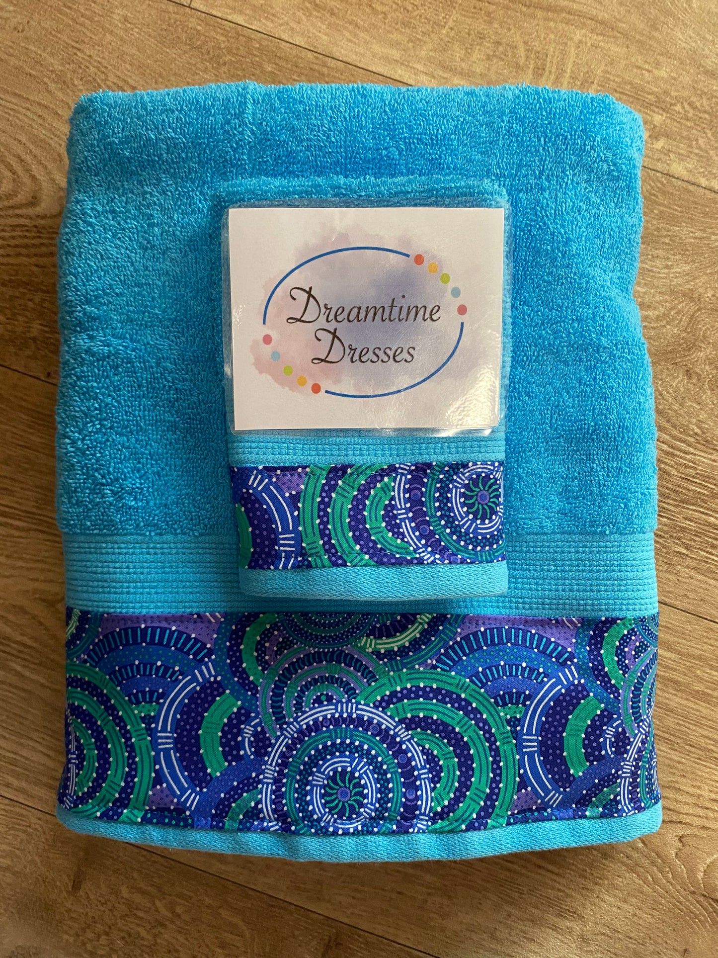Gift  pack 1 fabric code #41 Light blue towel
