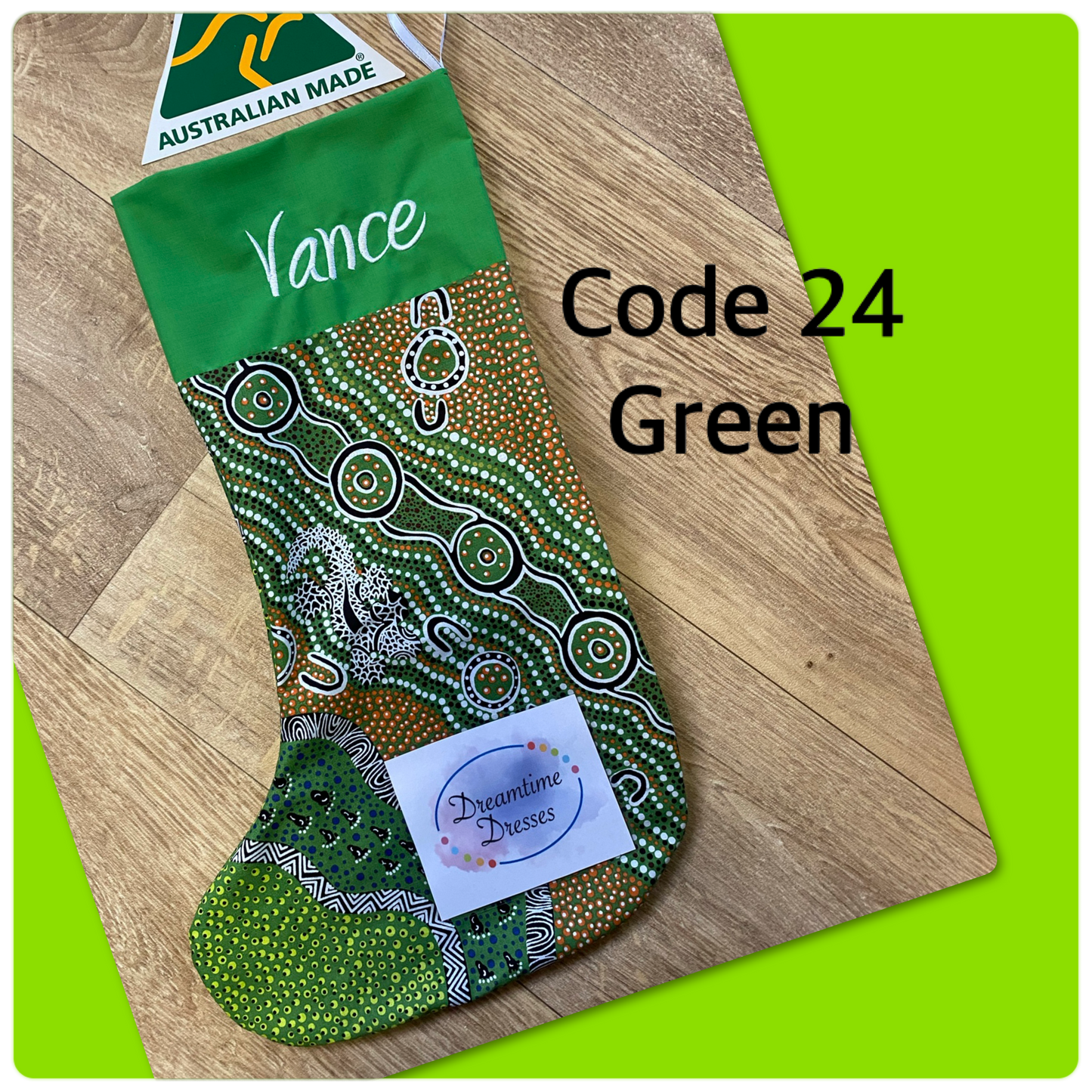 Christmas Stockings. Fabric code #24