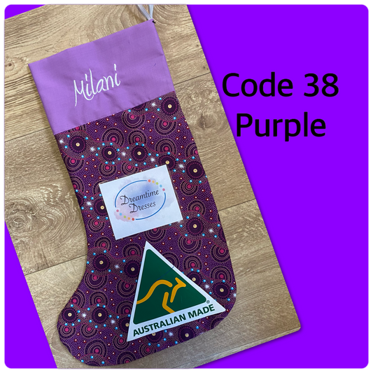 Christmas Stockings. Fabric code #38