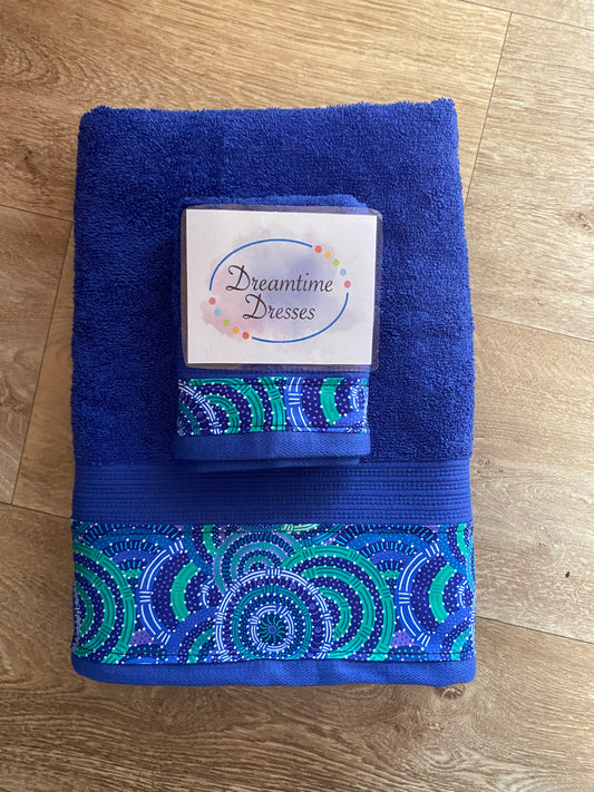 Gift pack  1 fabric code #41 navy blue towel