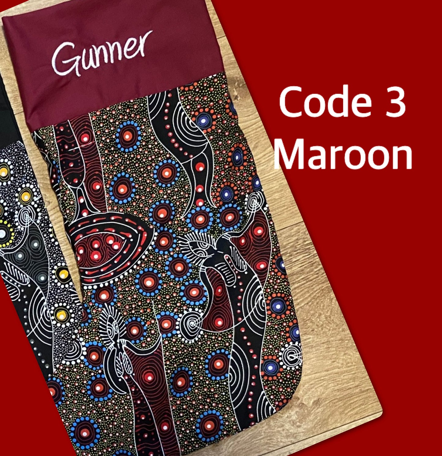 Christmas Stockings. Fabric code #03