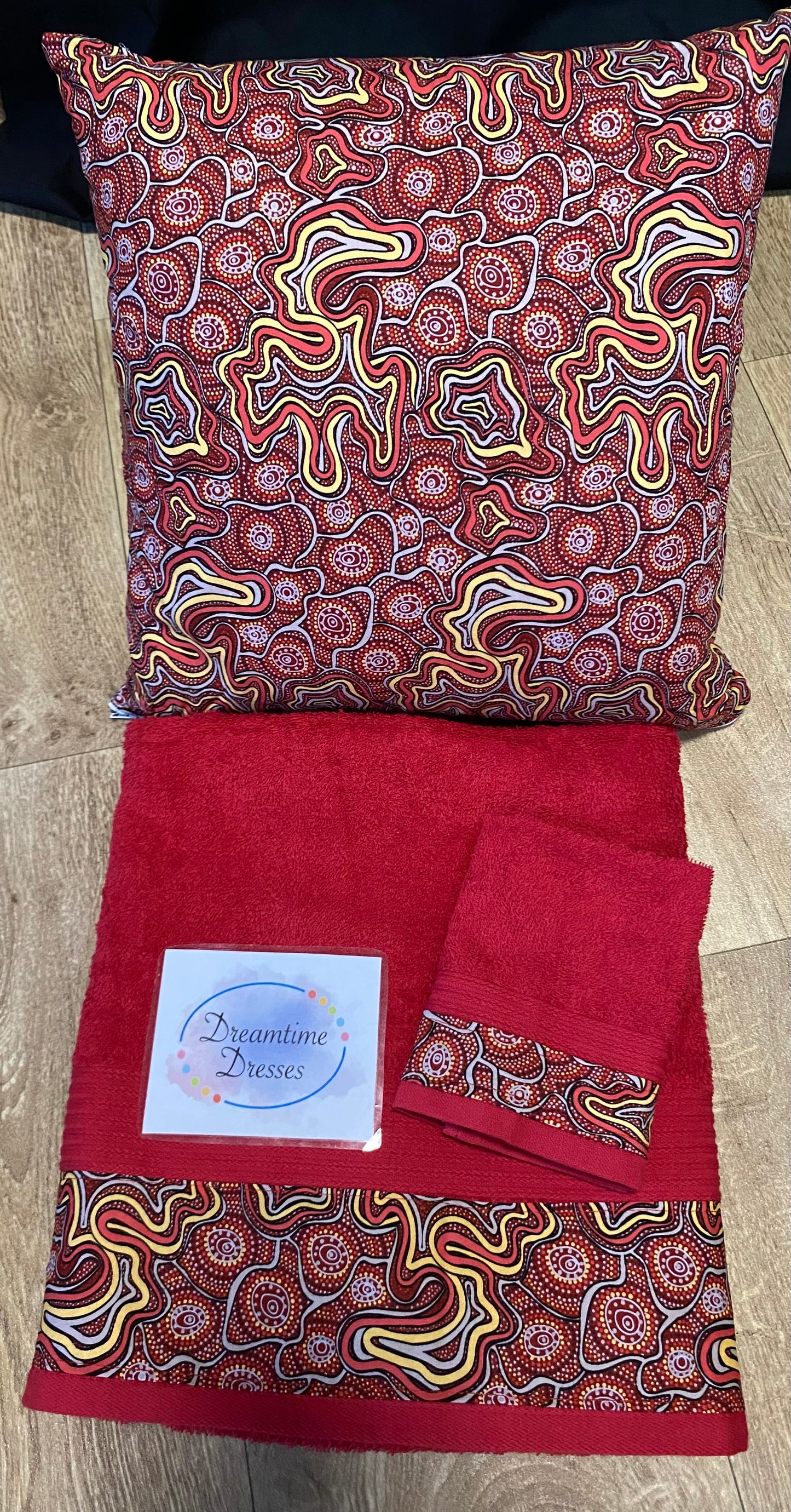 Gift Pack 4 Red towel Fabric code #53