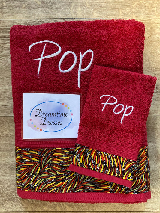 Gift PACK 1 Red towel Fabric code #44